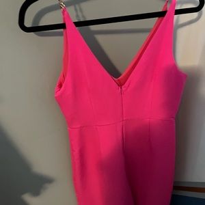 Eye catching pink jumpsuit!!